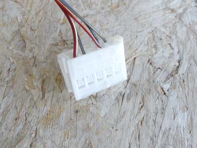 Mercedes White 10 Pole 5 Wire Connector 03954563283